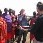 Glen Hansard Raises Money for Maasai Truck Glen Hansard and Edward Norton in Kenya
