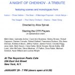 Chekhov Tribute – 1/29 – Nuyorican Poets Cafe chekhovposter116